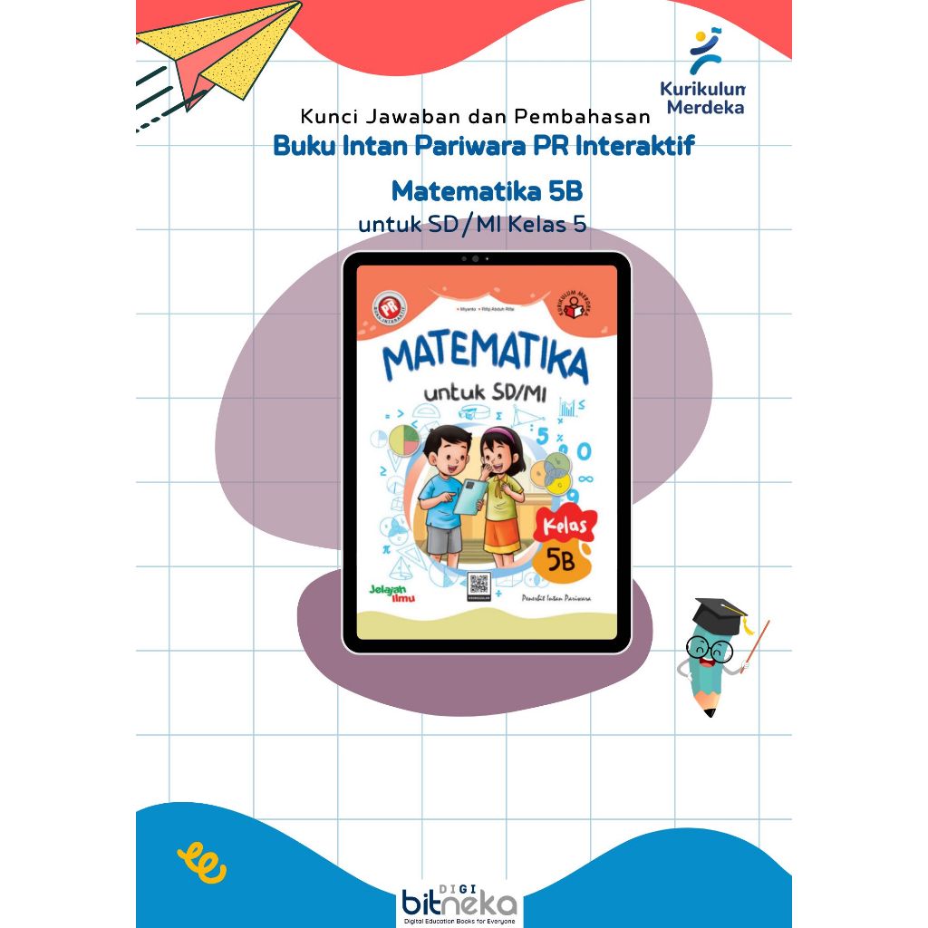 Kunci Jawaban Buku PR Interaktif Matematika 5B SD/MI  Kelas 5 Kurikulum Merdeka - Intan Pariwara