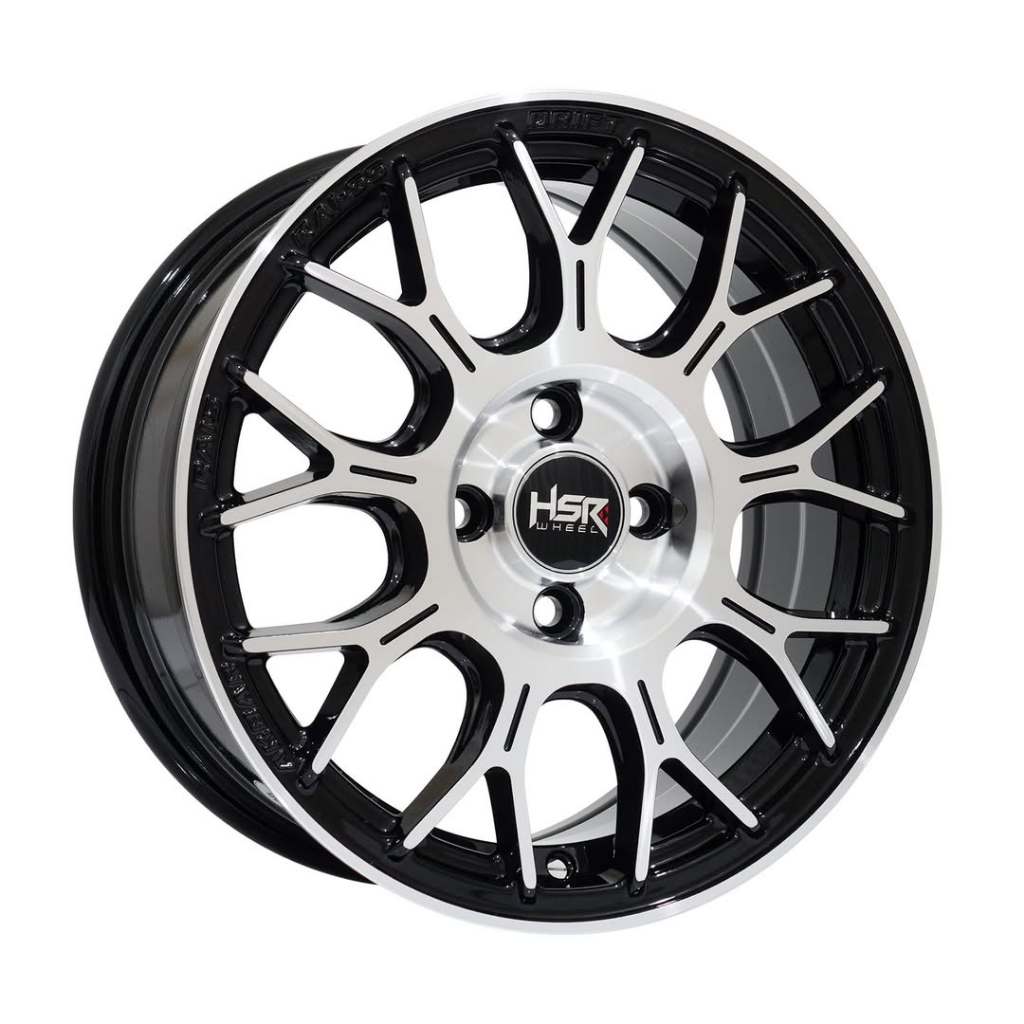 Hsr Wheel - Velg Hsr Aeri R15 4X100 Black Polish