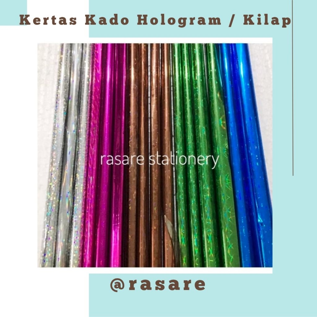 

KERTAS KADO HOLOGRAM / KILAP ( 10 LEMBAR)