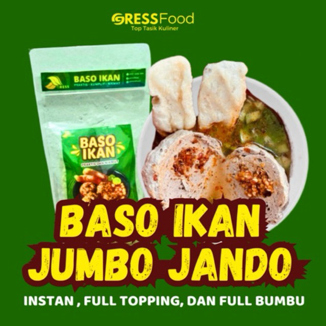 

BASO IKAN JUMBO JANDO FULL TOPPING DAN BUMBU