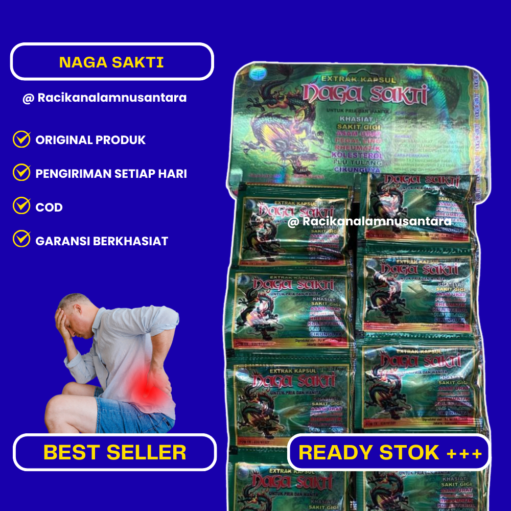 NAGA SAKTI ORIGINAL KAPSUL ASAM URAT