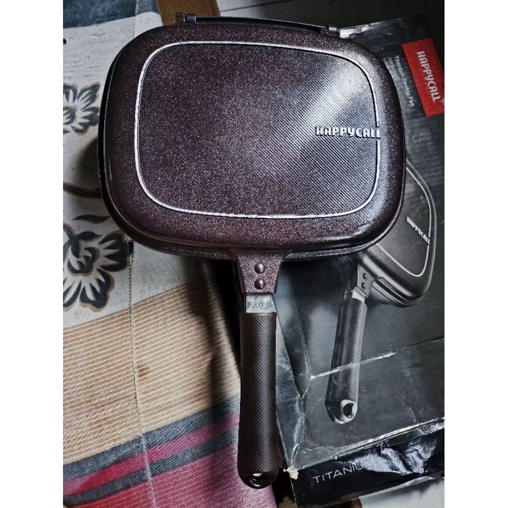 HAPPYCALL TITANIUM DOUBLE PAN ORIGINAL KOREA (SECOND/BEKAS)