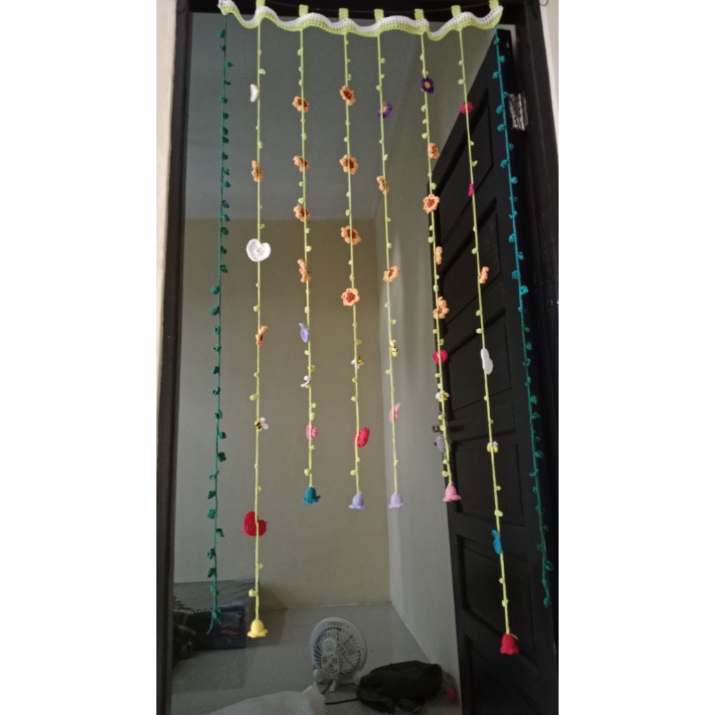 Tirai Rajut per helai