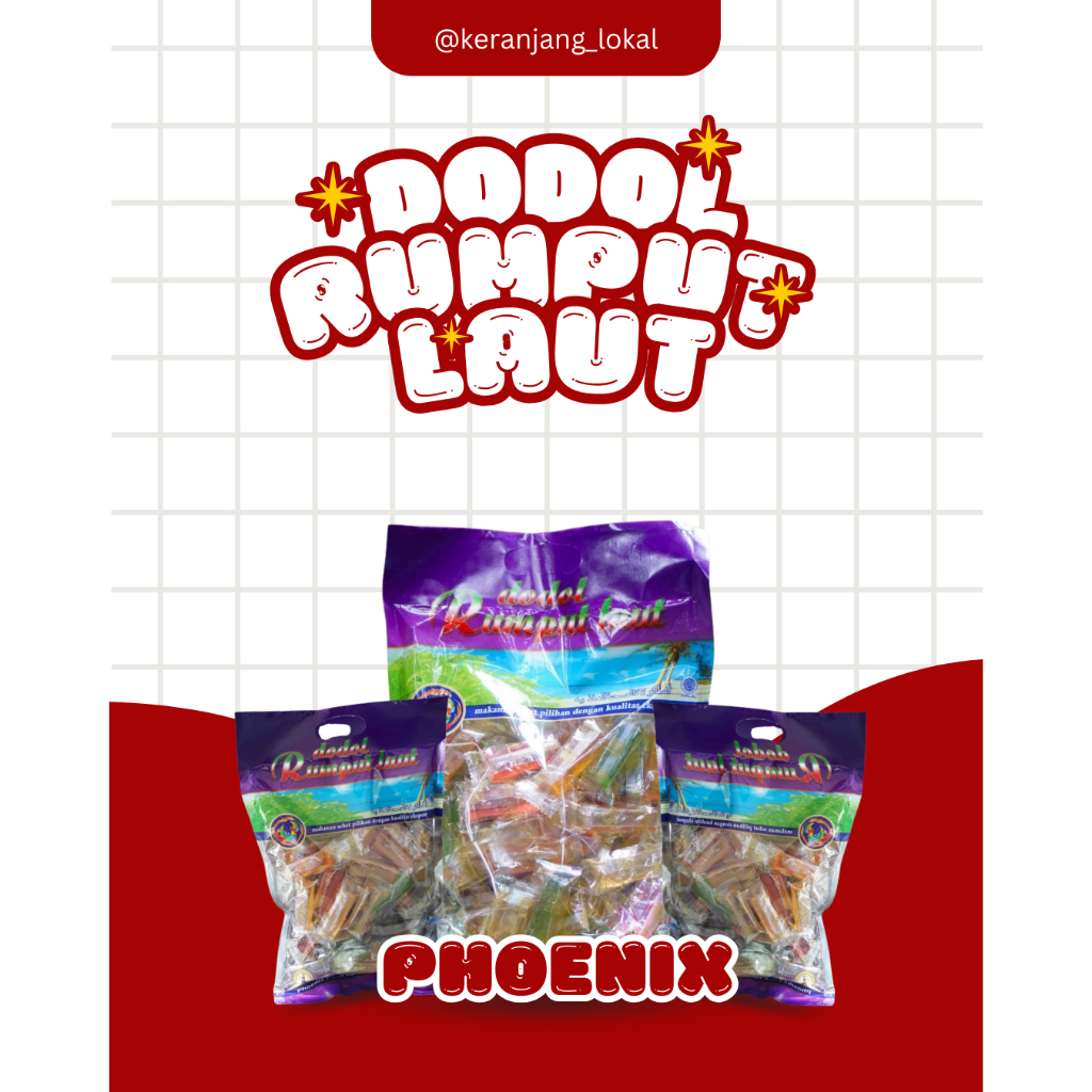 

Oleh Oleh Khas Lombok NTB Dodol Phoenix Rumput Laut