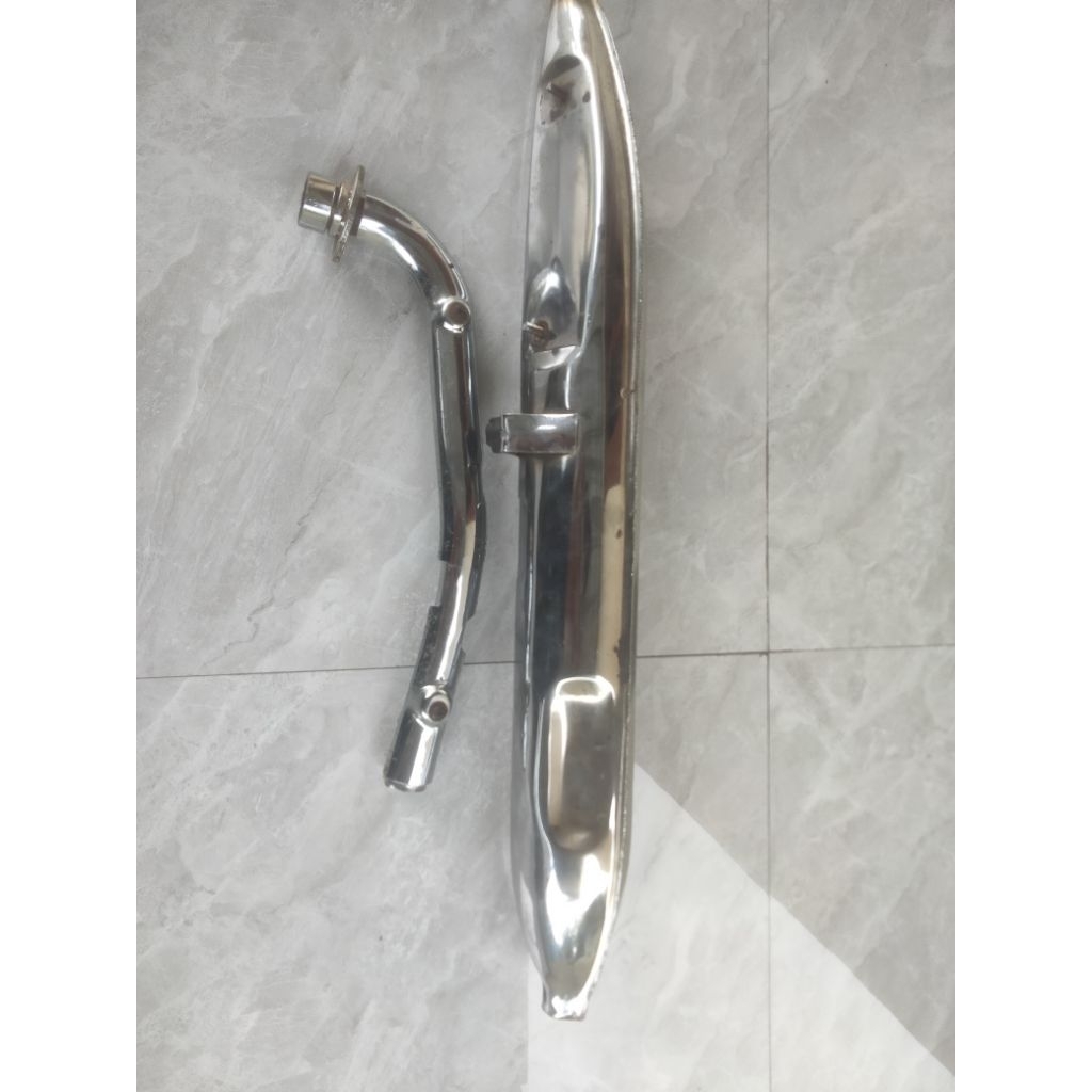 kenalpot Honda  c. 70. bahan  second