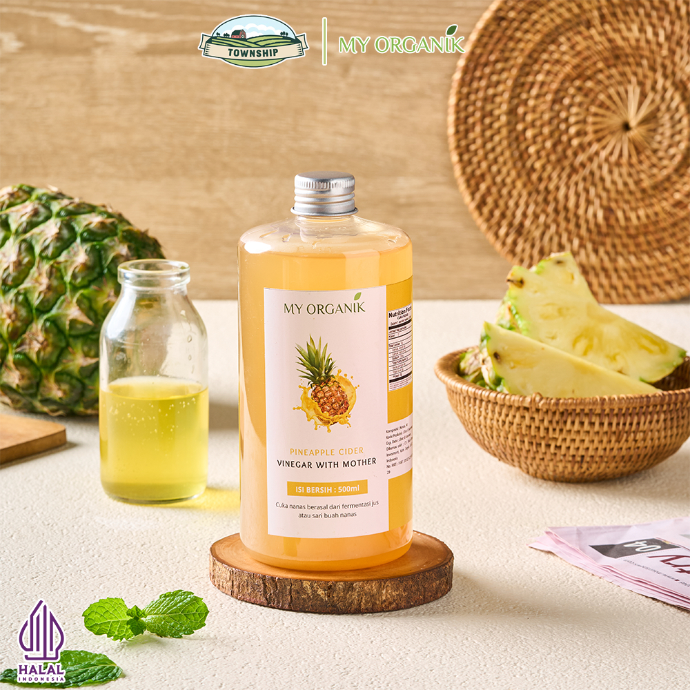 

My Organik Cuka Nanas Original Pineapple Cider Vinegar White Mother 500ml