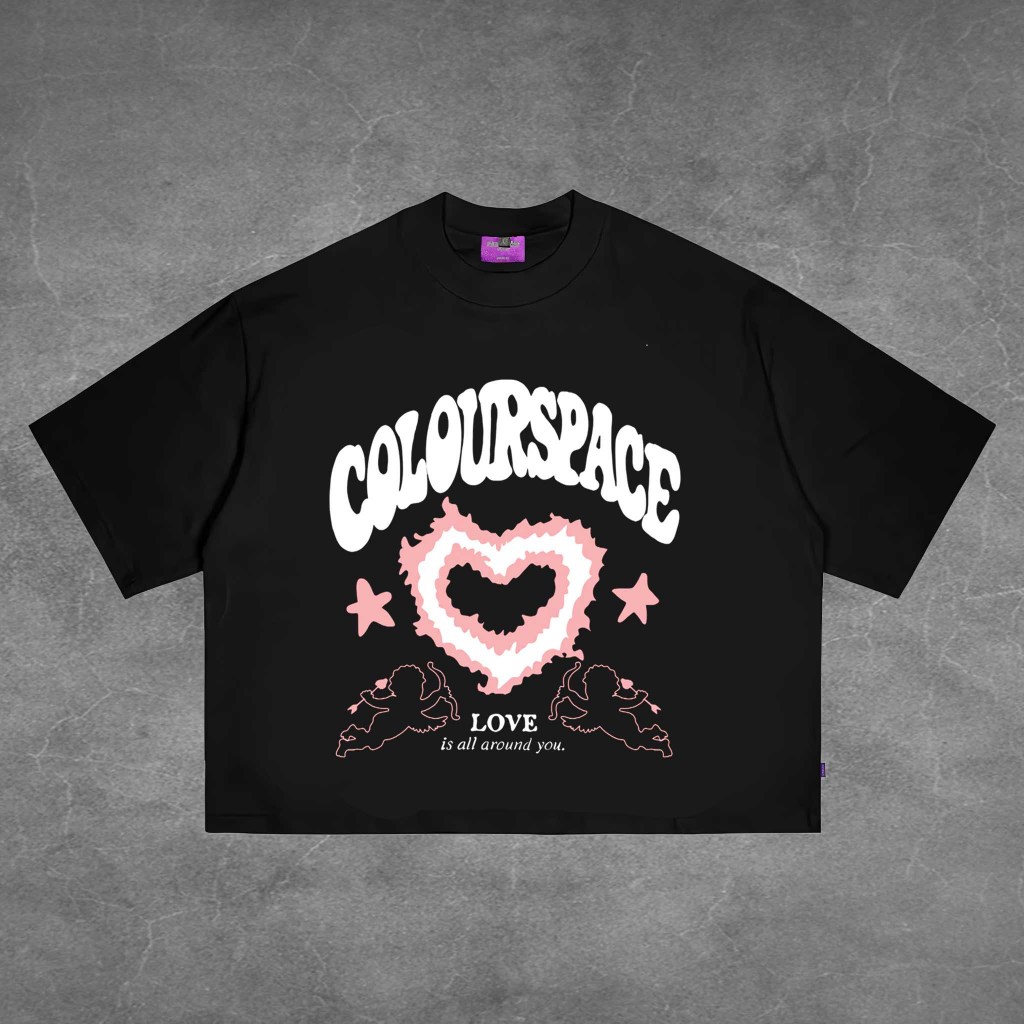 Superfashion T-Shirt Heavyweight 16s Lovish Black Colourflex kaoslokal.99