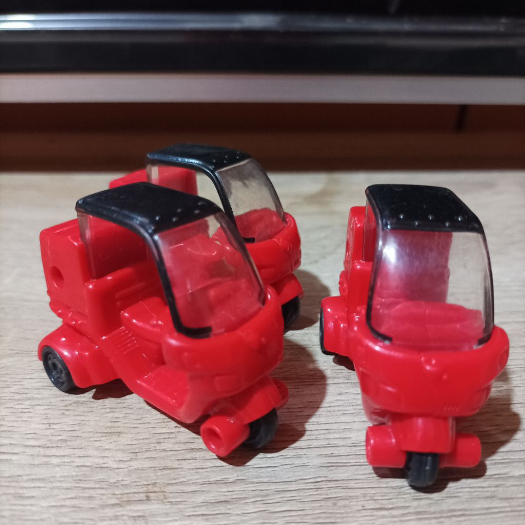 Original Diecast Mobil Bemo Tuk Tuk Delivery