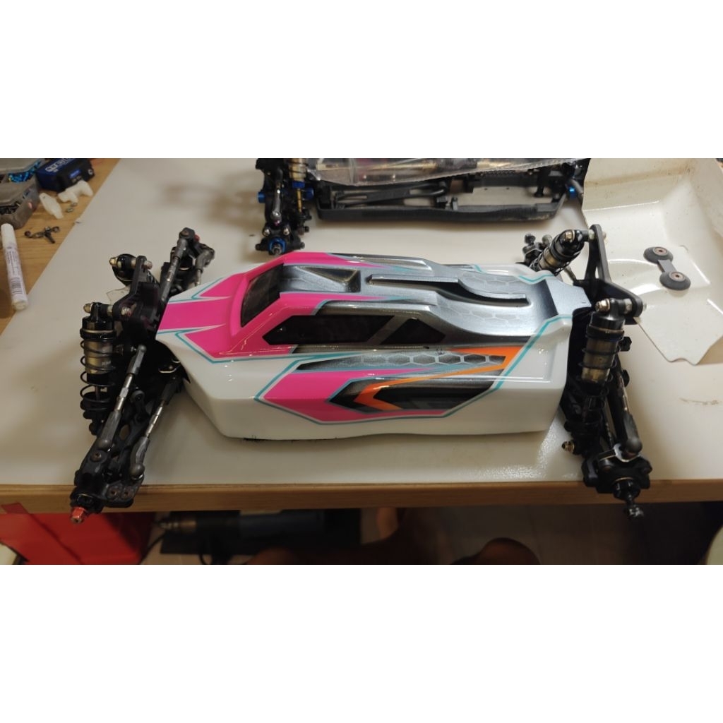 tlr 22x4 carbon chassis 4wd buggy offroad