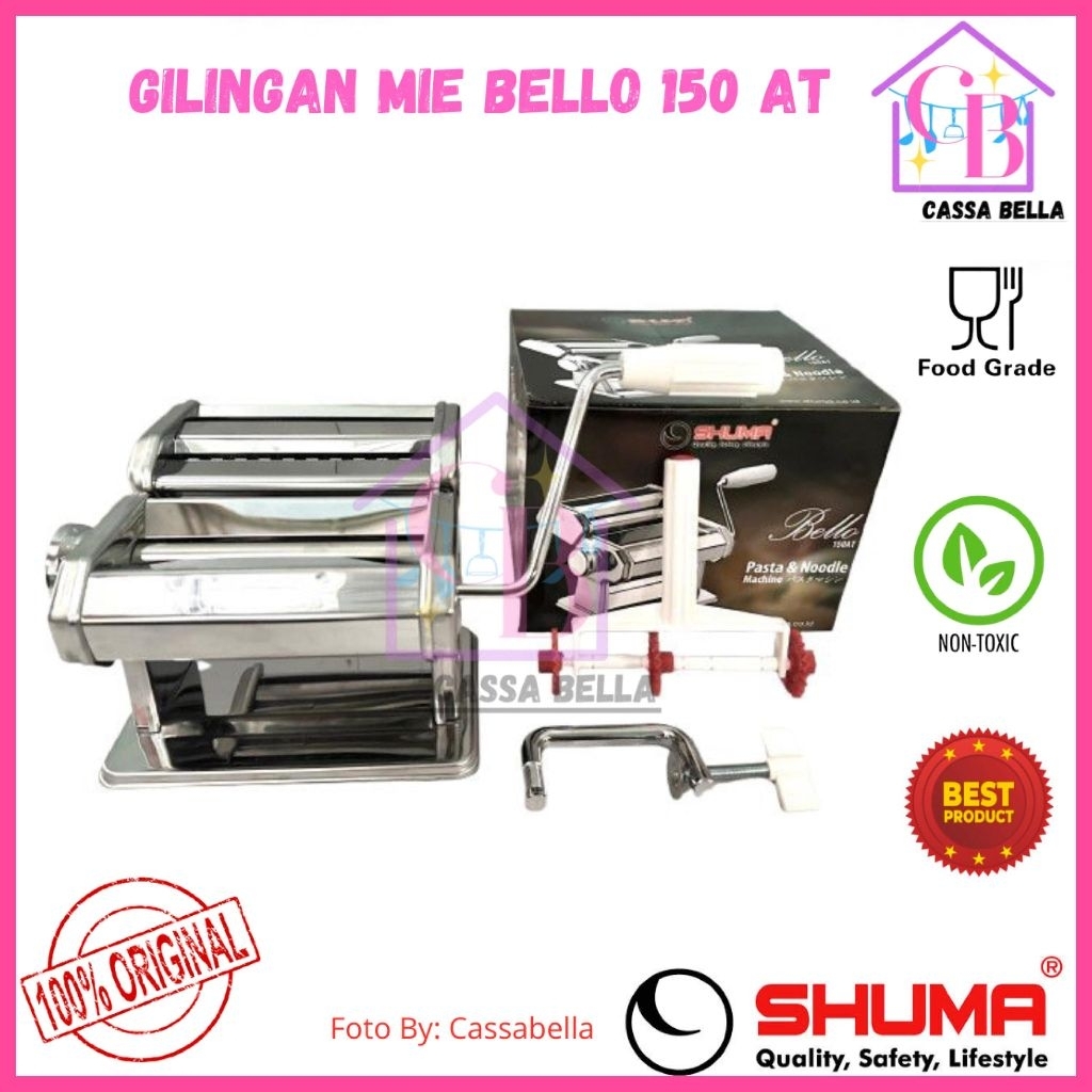 Pasta Maker Gilingan Mie Bello SHUMA / Gilingan Mie Shuma / Gilingan Molen / Gilingan Kue
