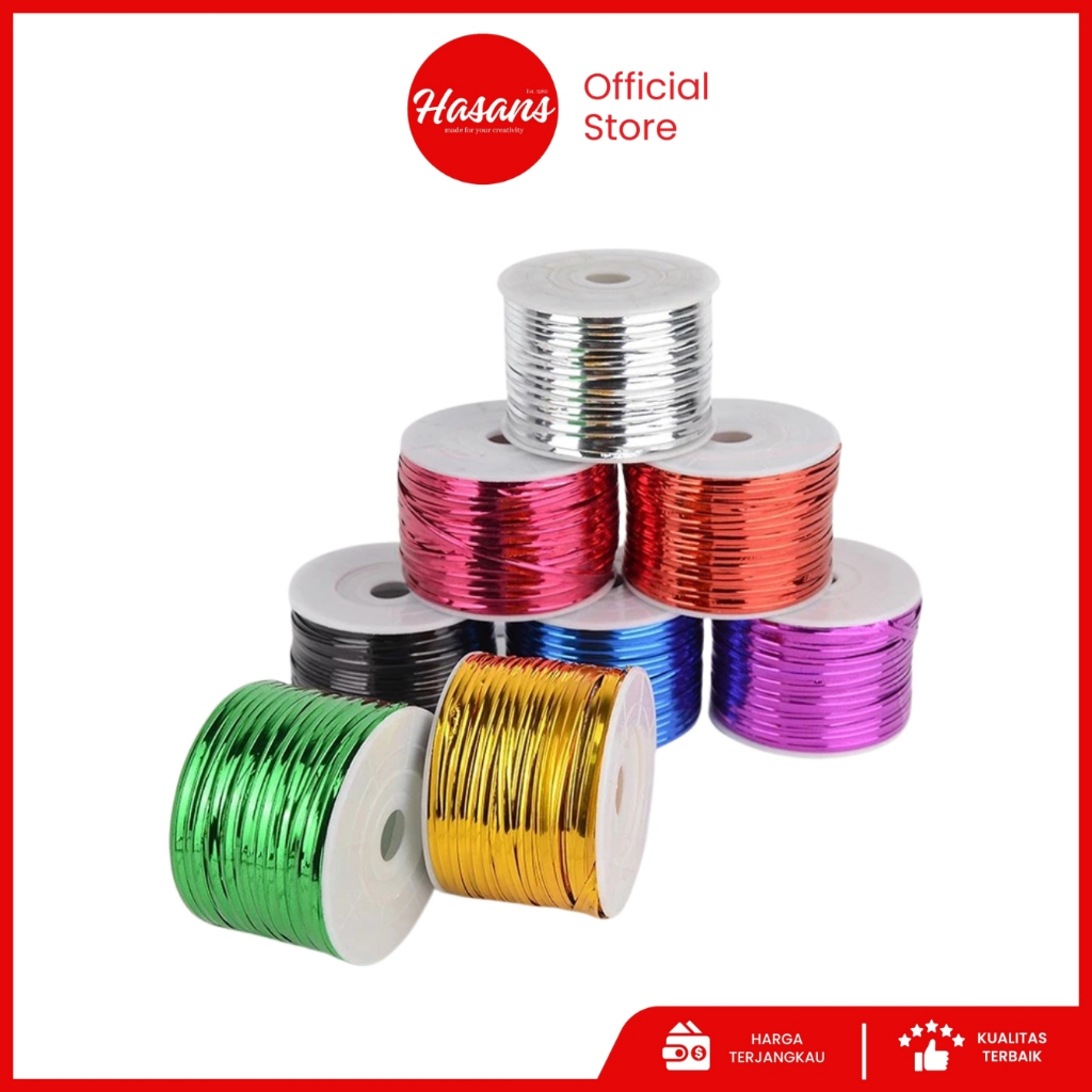 

Kawat Pengikat Souvenir / Kawat Kado / Pita Kawat / Kawat Lilit / Kawat Metalik / Variasi Kawat Twister 100yd / Variasi Kawat Twister Kecil