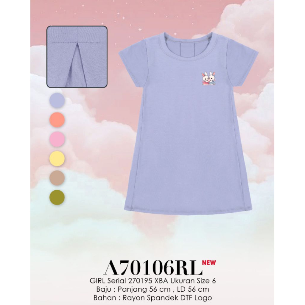 LEMONE DRESS ANAK SIZE 6