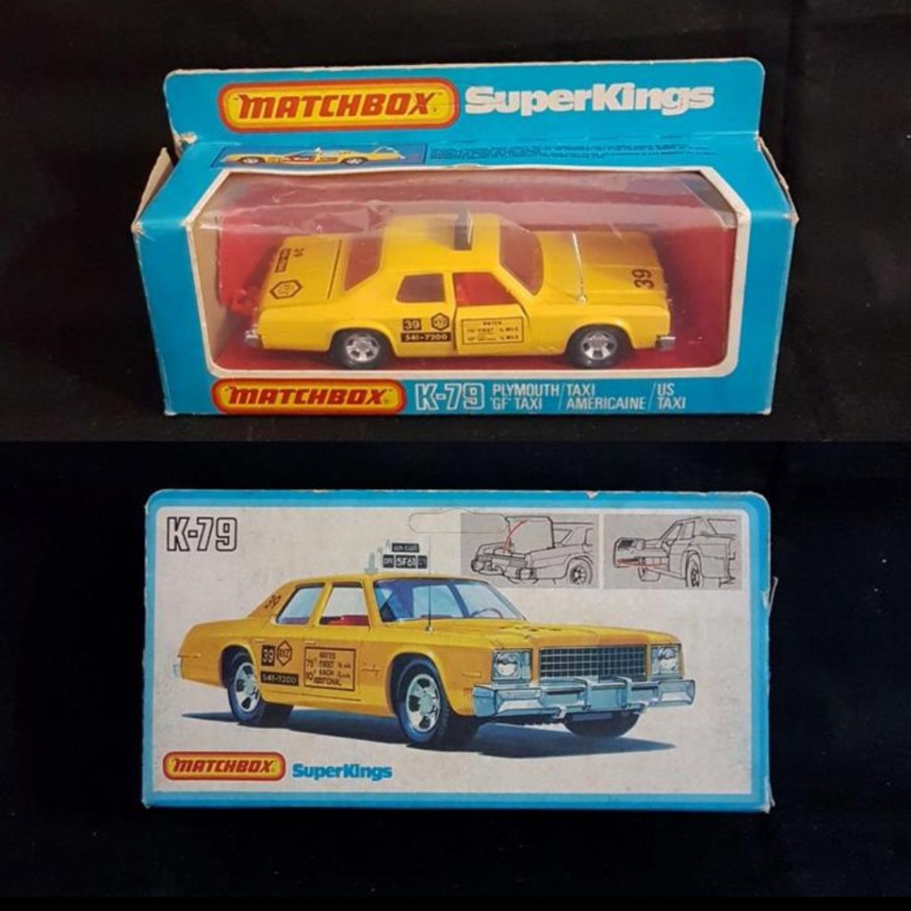 Matchbox Super Kings K79 Plymouth GF Taxy