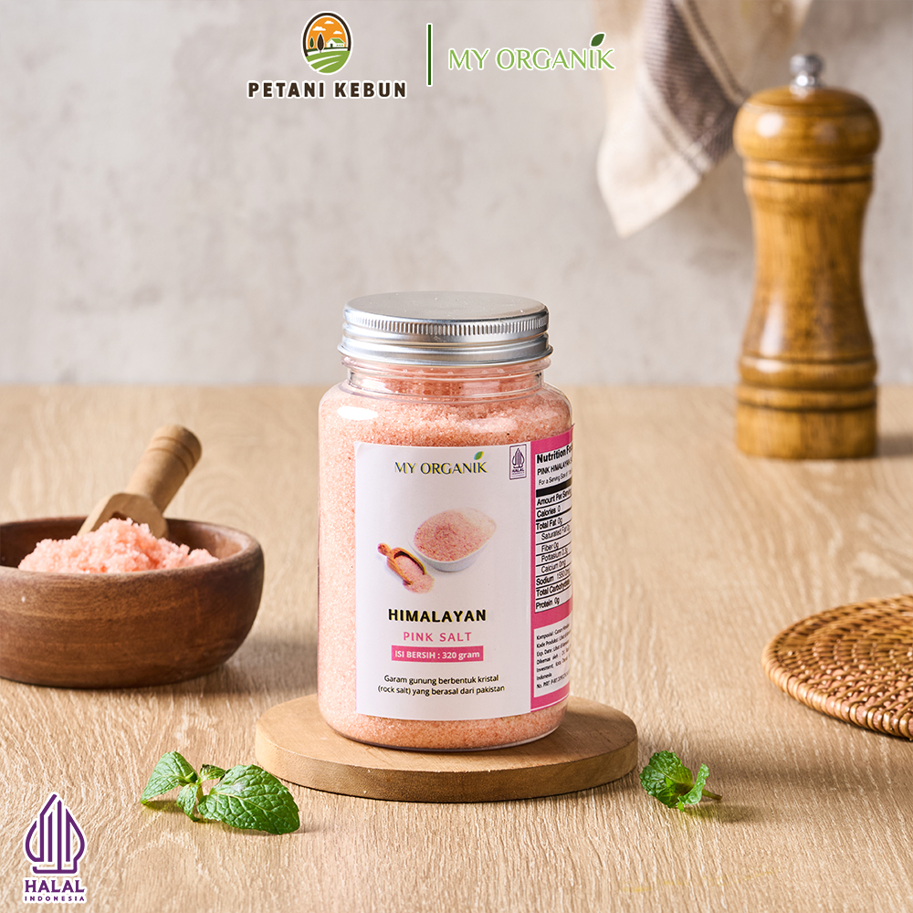 

Garam Himalaya My Organik Himalayan Pink Salt Organik Premium Penyedap Rasa Bumbu 110gr 200gr 320gr
