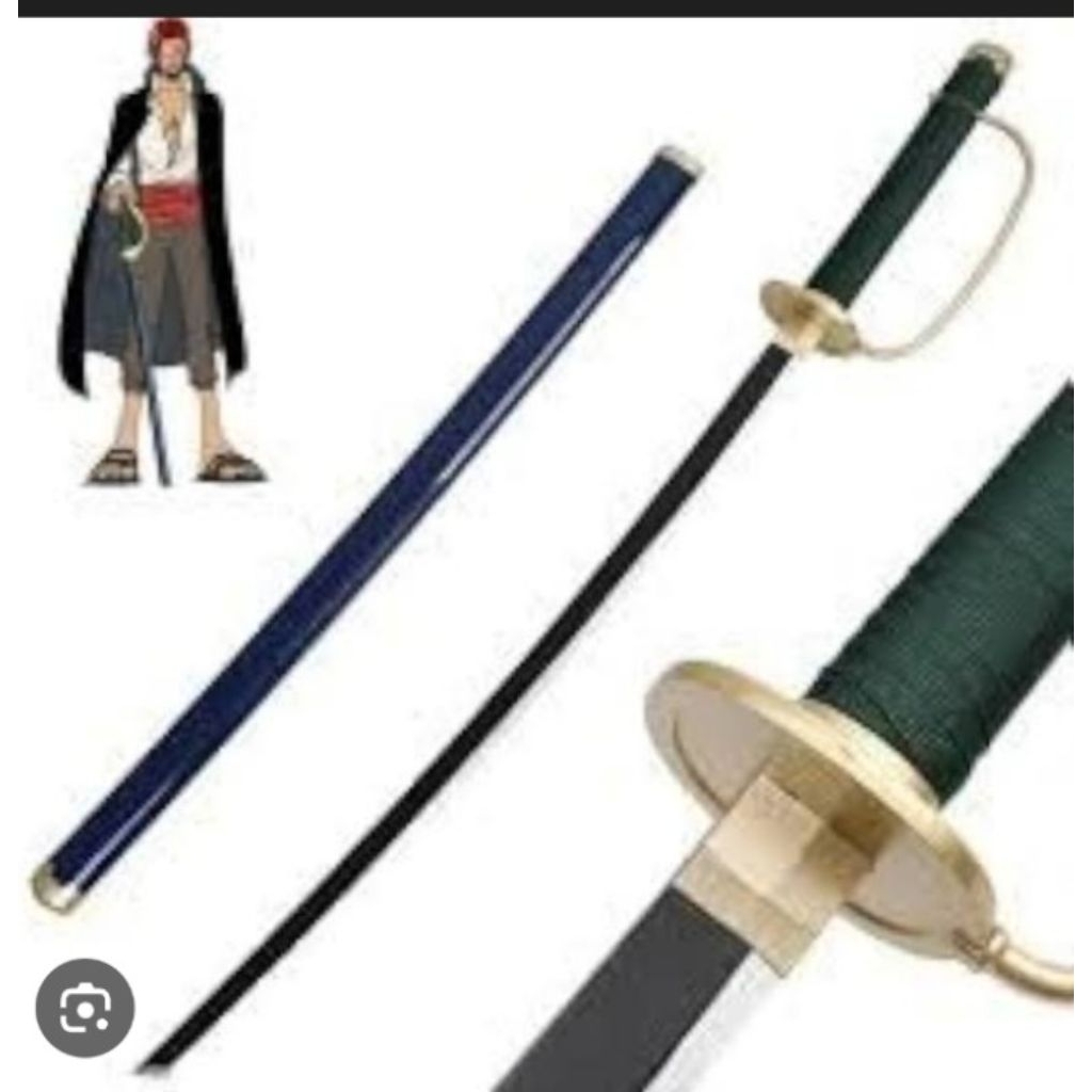 Mainan kayu samurai One piece Shanks