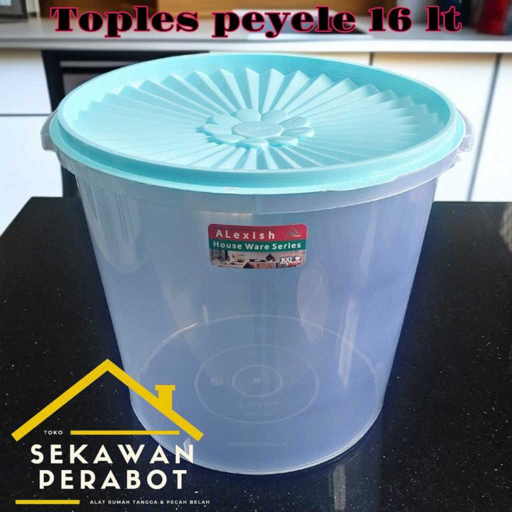TOPLES MAWAR PLASTIK BEBING PEYELE 16 LITER ALEXISH TOPLES KERUPUK PEYEK MAKANAN