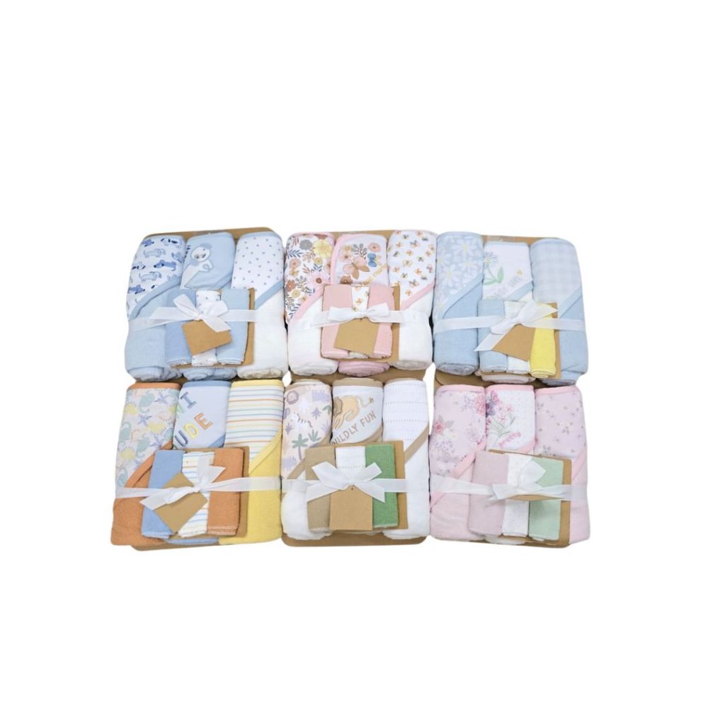 Lil'k - 3Set Handuk Bayi & Waslap Sapu Tangan Handuk /  Handuk Set 2in1 / Handuk Mandi Bayi / Handuk