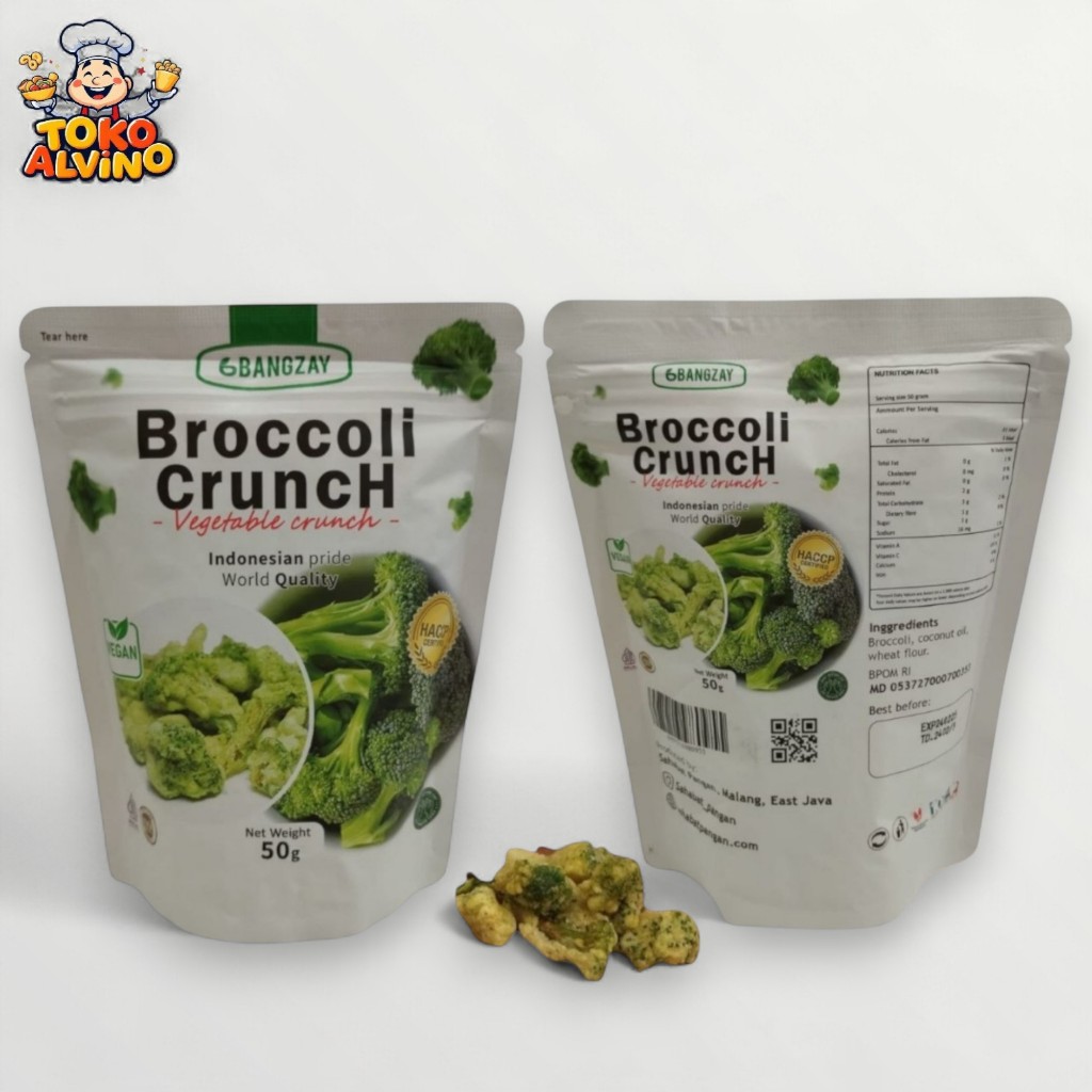 

KERIPIK BROKOLI BANGZAY 50GR | CARA ASIK MAKAN SAYUR, KUALITASNYA GAK BECANDA!