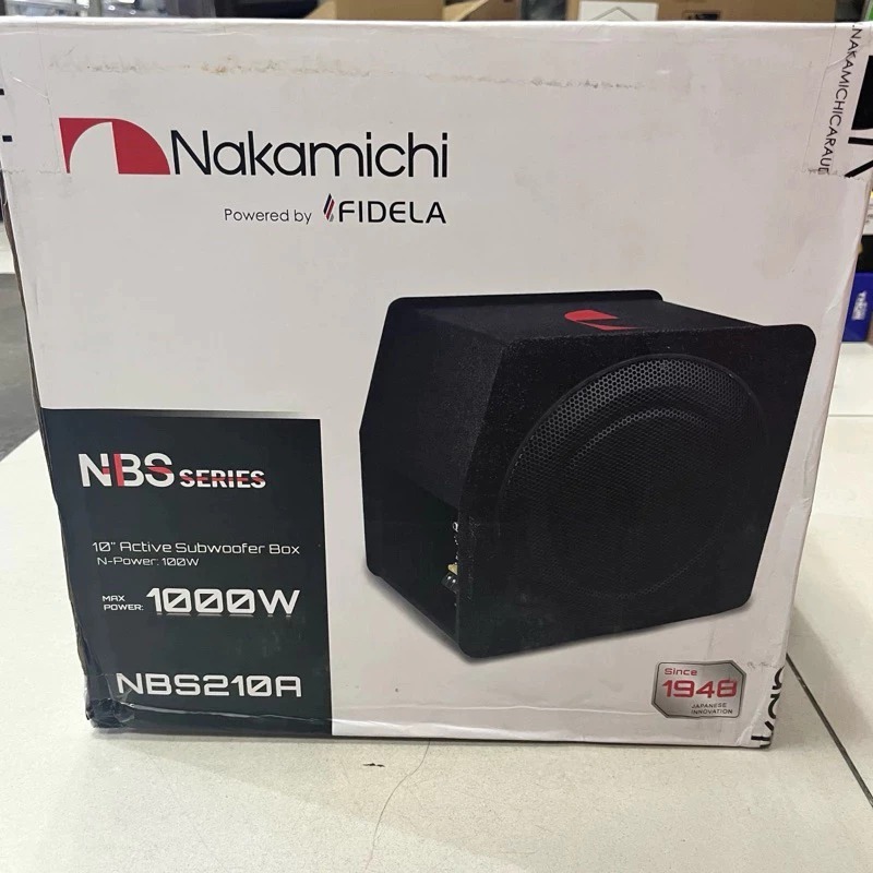 Basstube Aktif Nakamichi 10 inch / Nakamichi NBS 210A 1000W