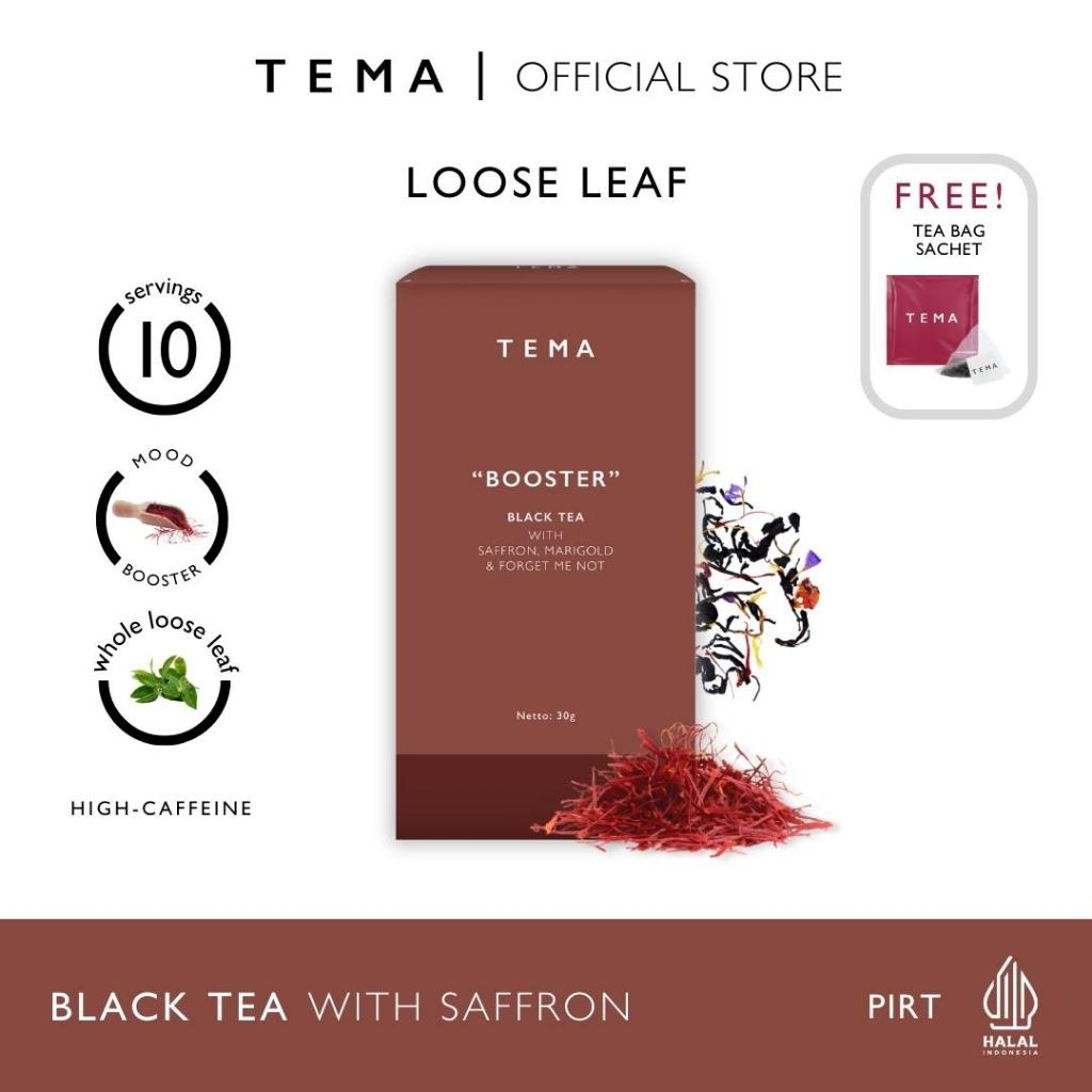 

Black Saffron Tea | Teh Hitam Saffron | Booster - TEMA Tea | Loose Leaf 10 Servings | Blend