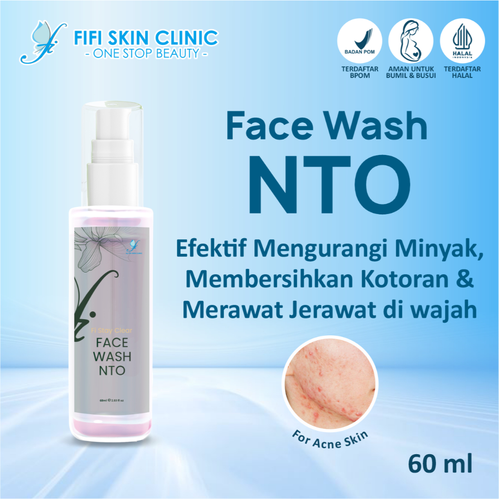 FI FACIAL WASH NTO dr Fifi Festiany FIFI SKIN CLINIC / Sabun Wajah Kuilit Berminyak Jerawat Kusam / 