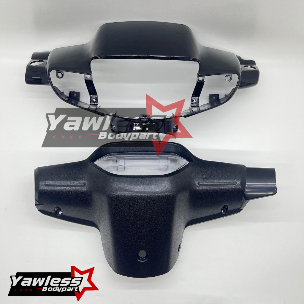 Batok depan belakang Supra X Lama Tromol Totok depan belakang honda supra x Tromol lama hitam + Mika