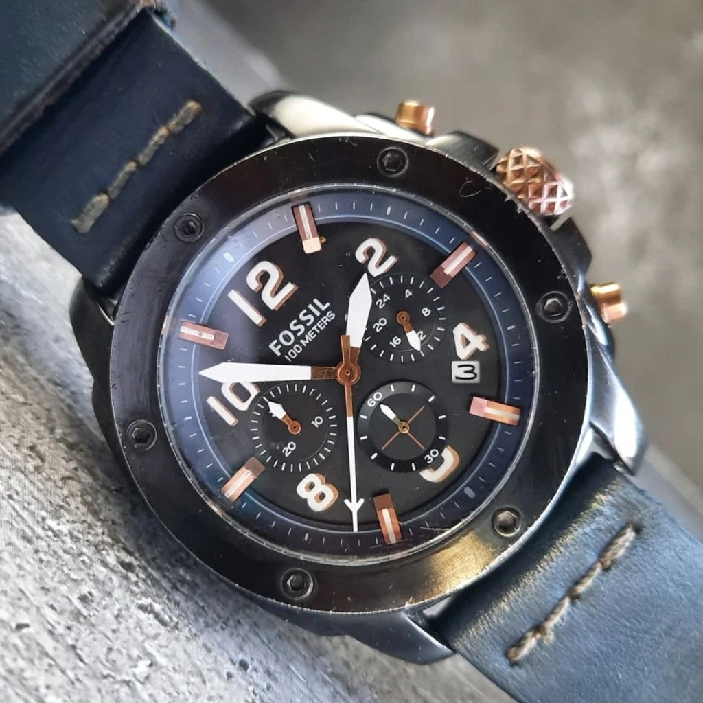 Jam Tangan Pria Fossil FS 5066 Second Original