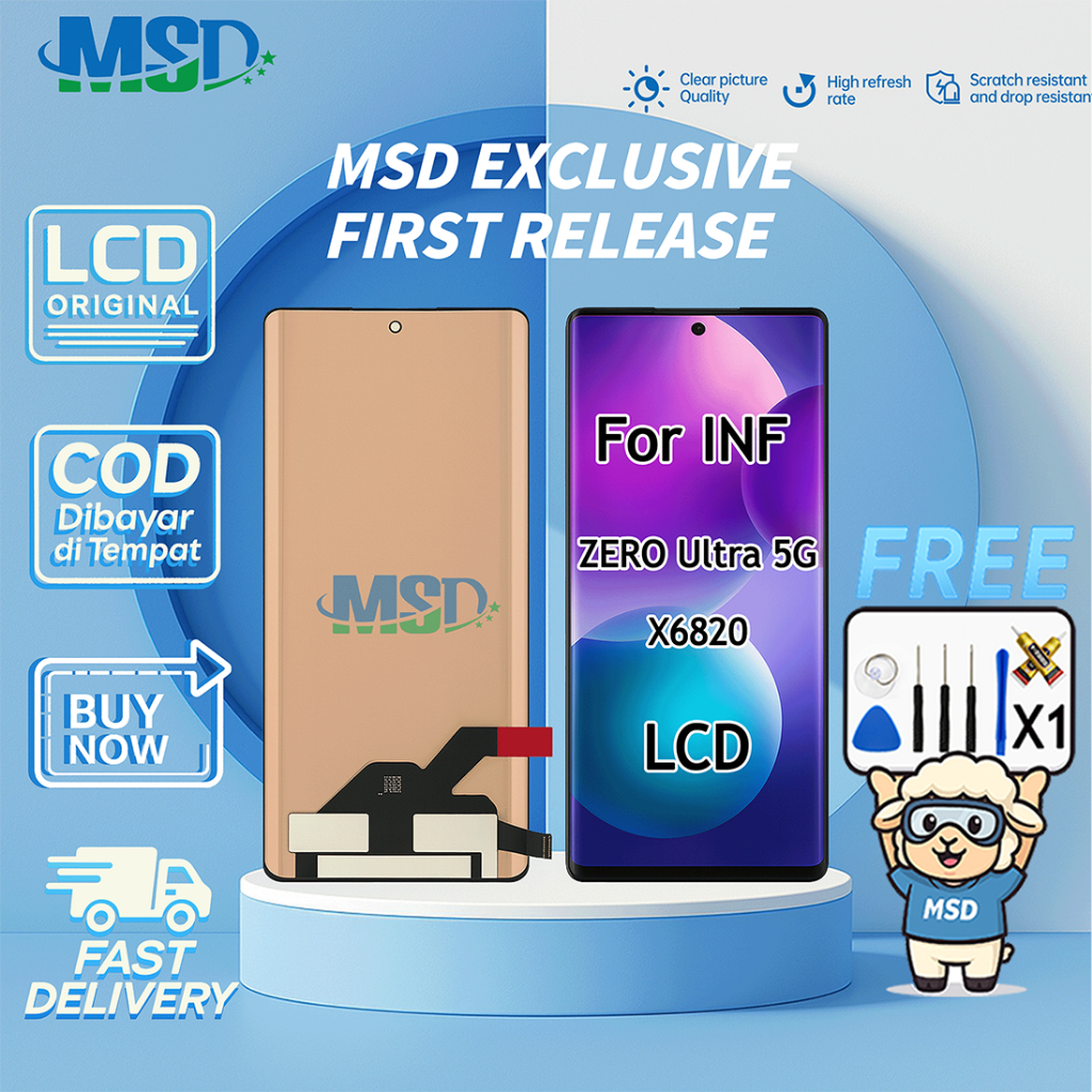 Naysila Naymila Lcd For Infinix Zero Ultra 5G / X6820 Universal Fullset Touchscreen Lcd Hp Og