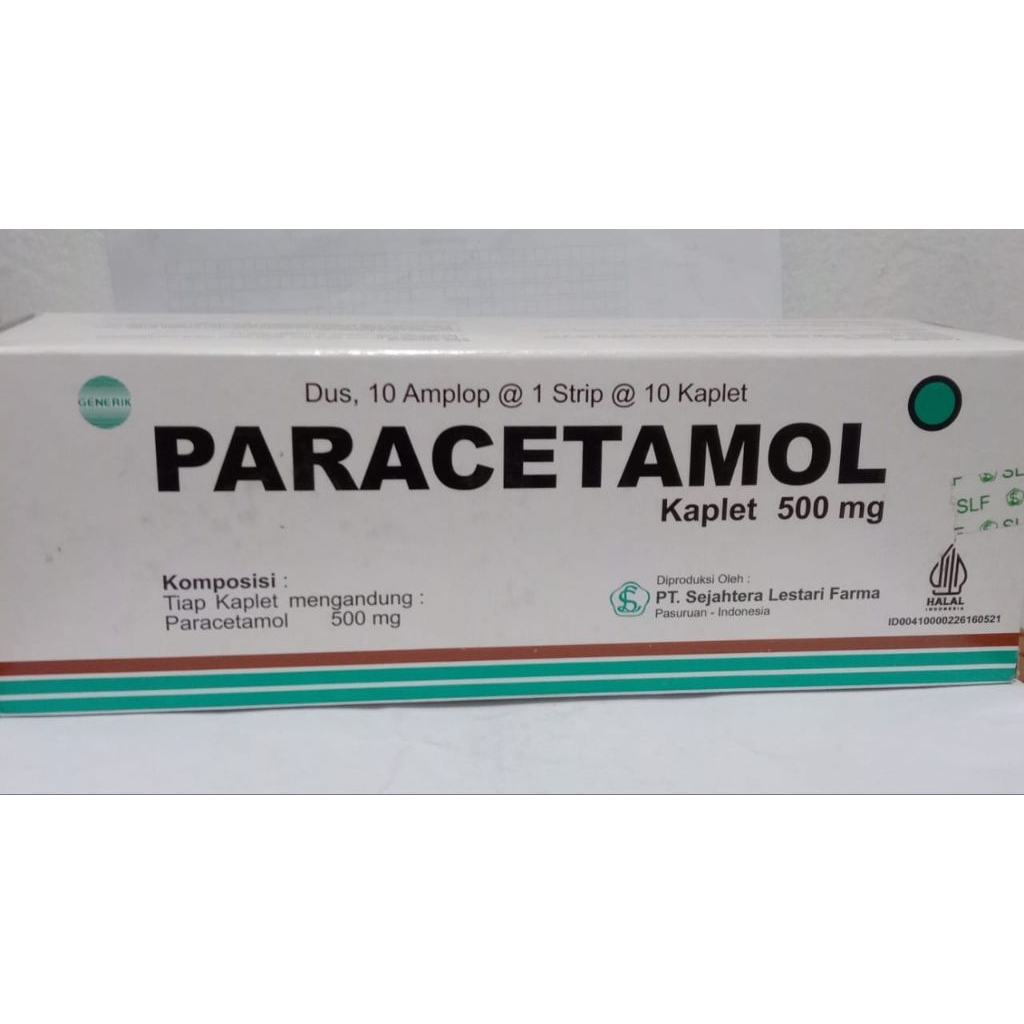 Paracetamol tablet stri 10 tablet penurun panas pereda nyeri