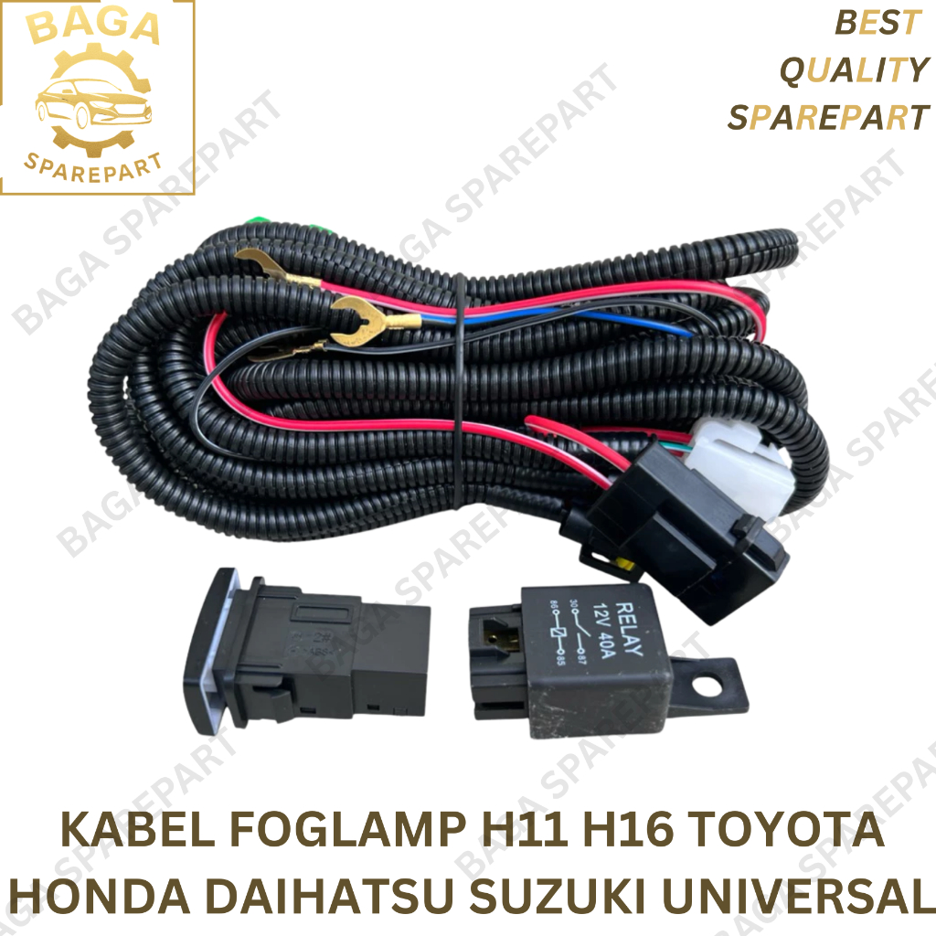 KABEL FOGLAMP H11 H16 H8 HB8 AVANZA RUSH