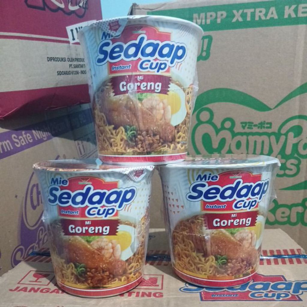 

mie sedap cup gorwng spesial 81 g satu karton
