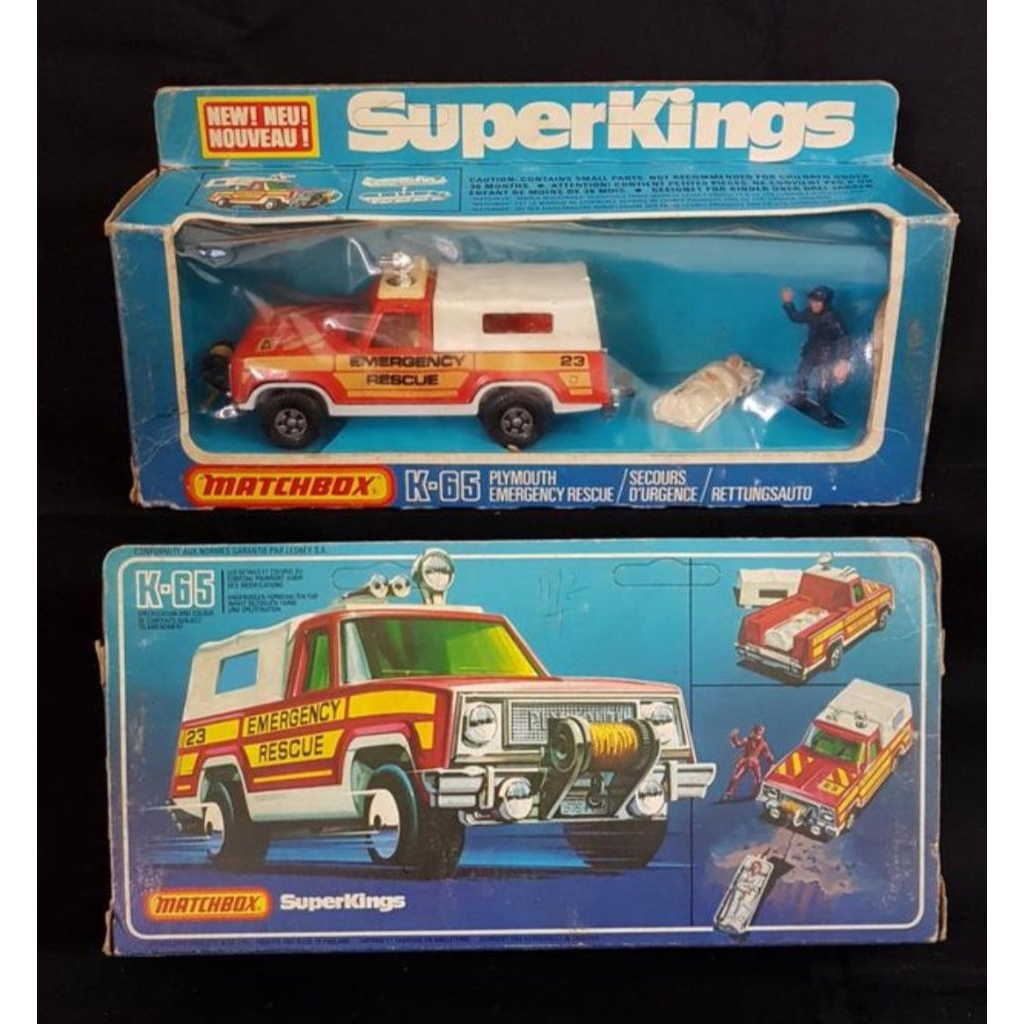 Matchbox Super Kings K65 Plymouth Emergency Rescue