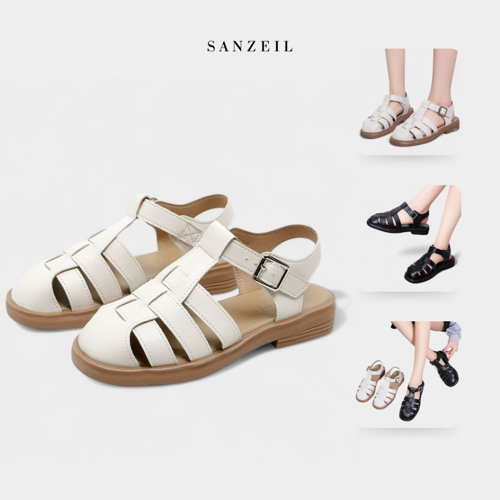 Sanzeil - Sanzeil Gina Sandal Wanita Kepang Tali Belakang 1334