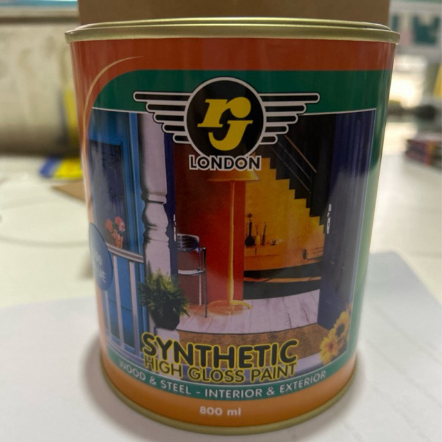 

cat minyak rj, synthetic high gloss paint 800ml