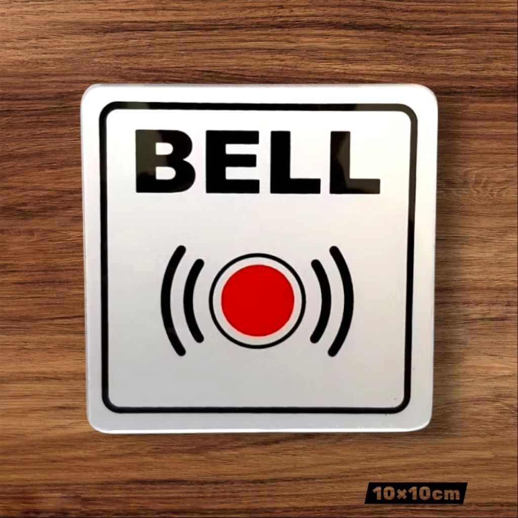 

Sign akrilik tulisan BELL