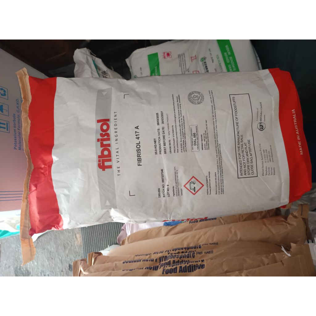 

Fibrisol 417A 25kg food grade pengenyal bakso