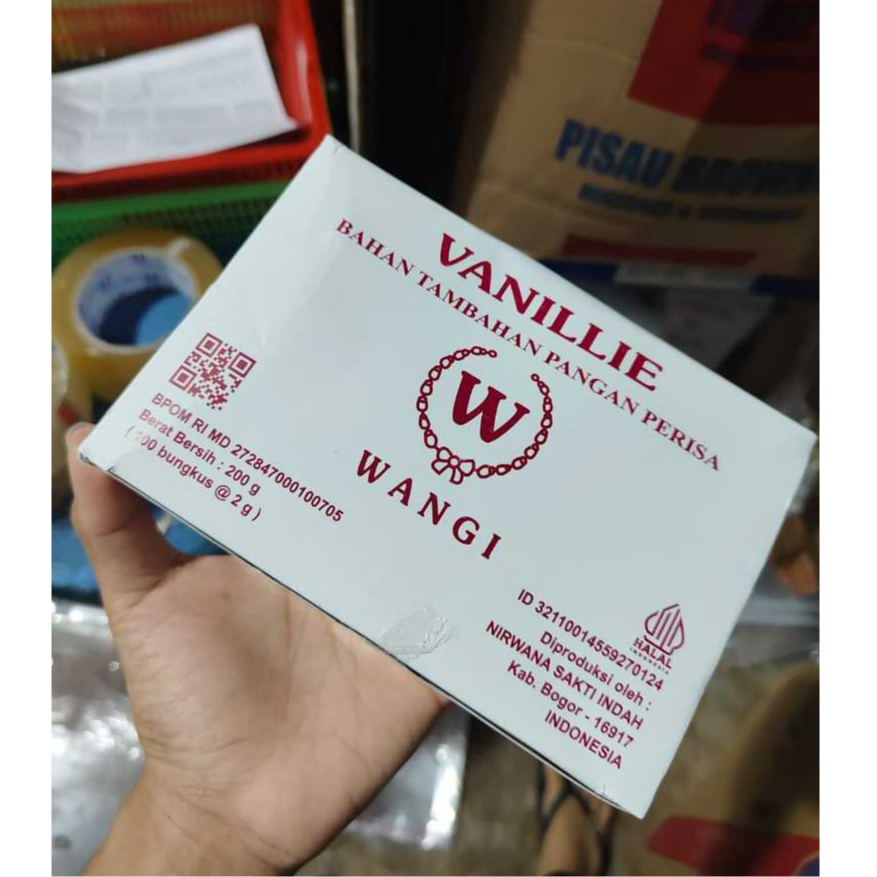 

Vanilie Vanili Bubuk W isi 100 Sachet