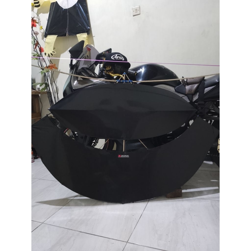 layang-layang pegon ukuran 150cm+SENDAREN HOREG