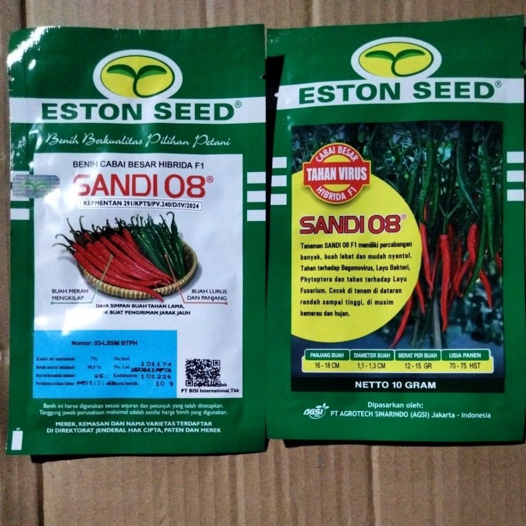 

Cabai besar f1 SANDI 08 (10gr)