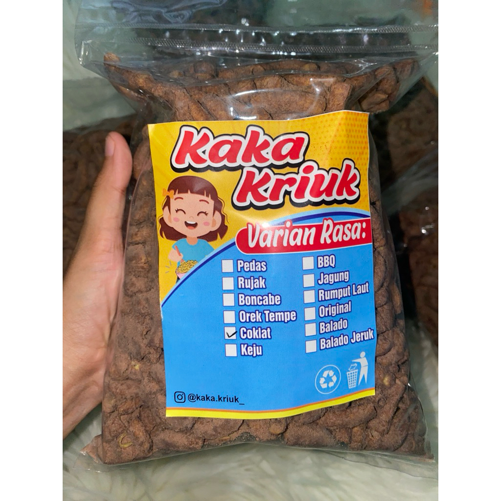 

Makaroni Kaka Kriuk Rasa Coklat 500 gram