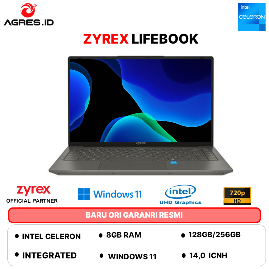 ZYREX LIFEBOOK N4020 8GB 384GB W11PRO 14.0 GRY
