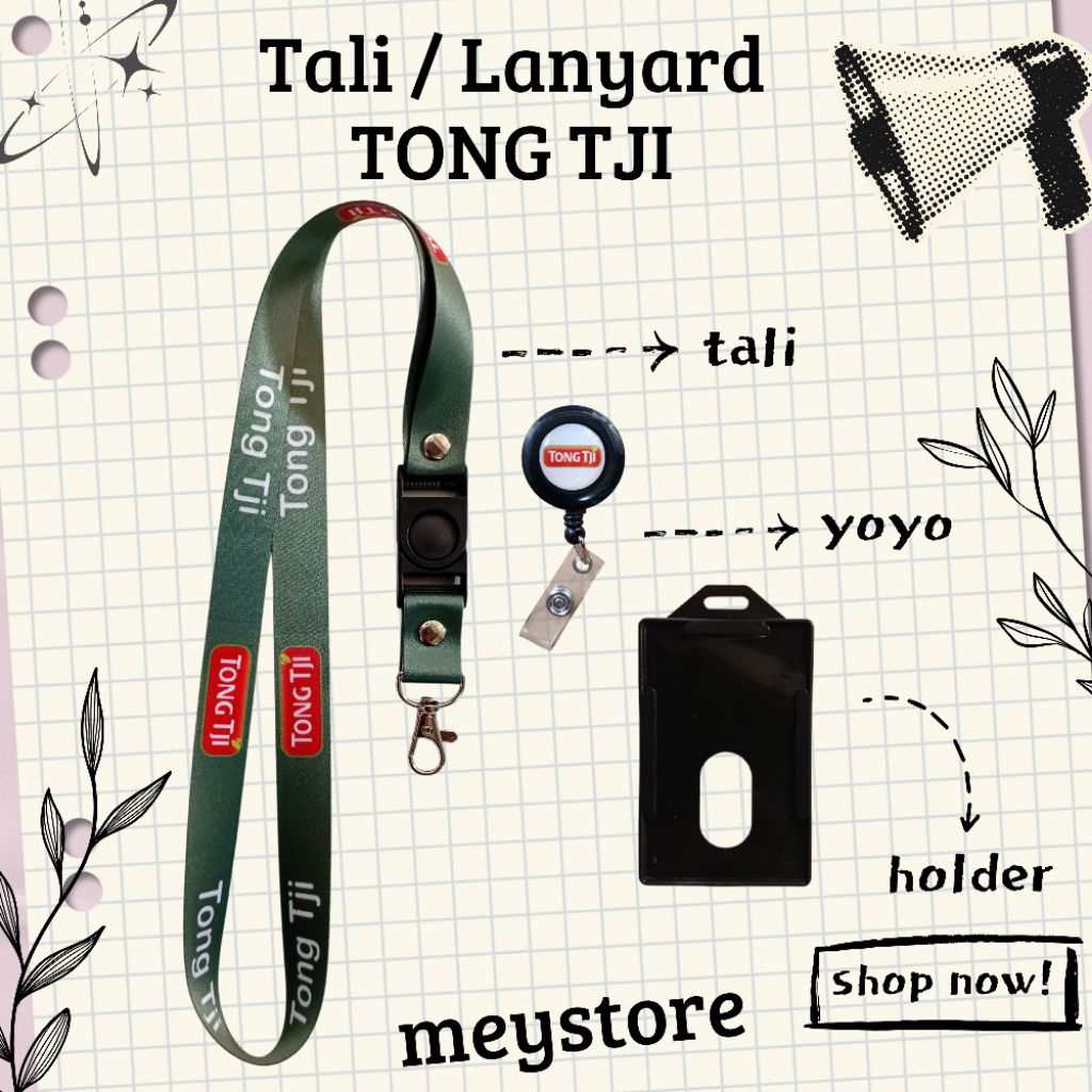 

READY Tali ID CARD / Lanyard TONG TJI [STOCK MELIMPAH] Termurahhh!!!