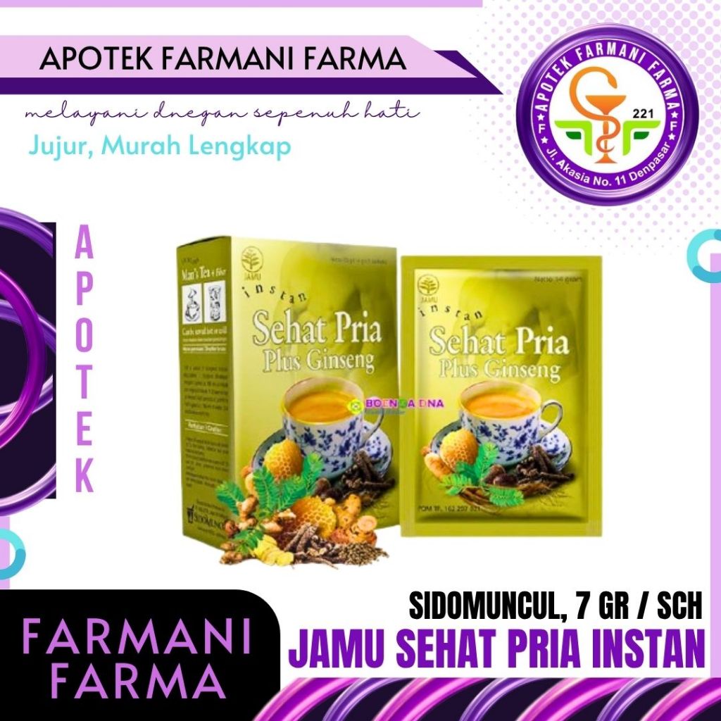 JAMU SIDOMUNCUL SEHAT PRIA INSTAN 1 SACHET / JAMU / STAMINA PRIA / JAMU KUAT PRIA