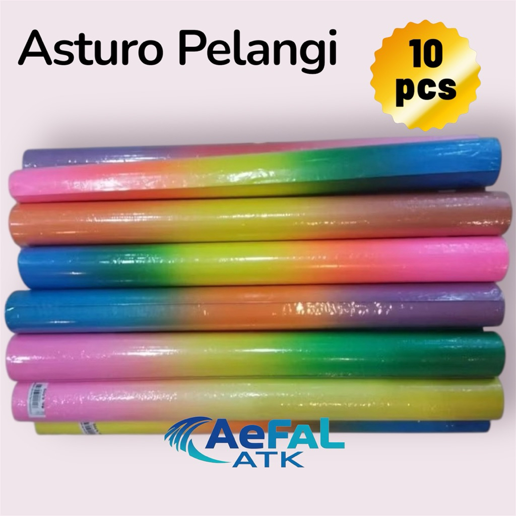 

[1slop] Kertas Asturo Pelangi Gradasi 10pcs