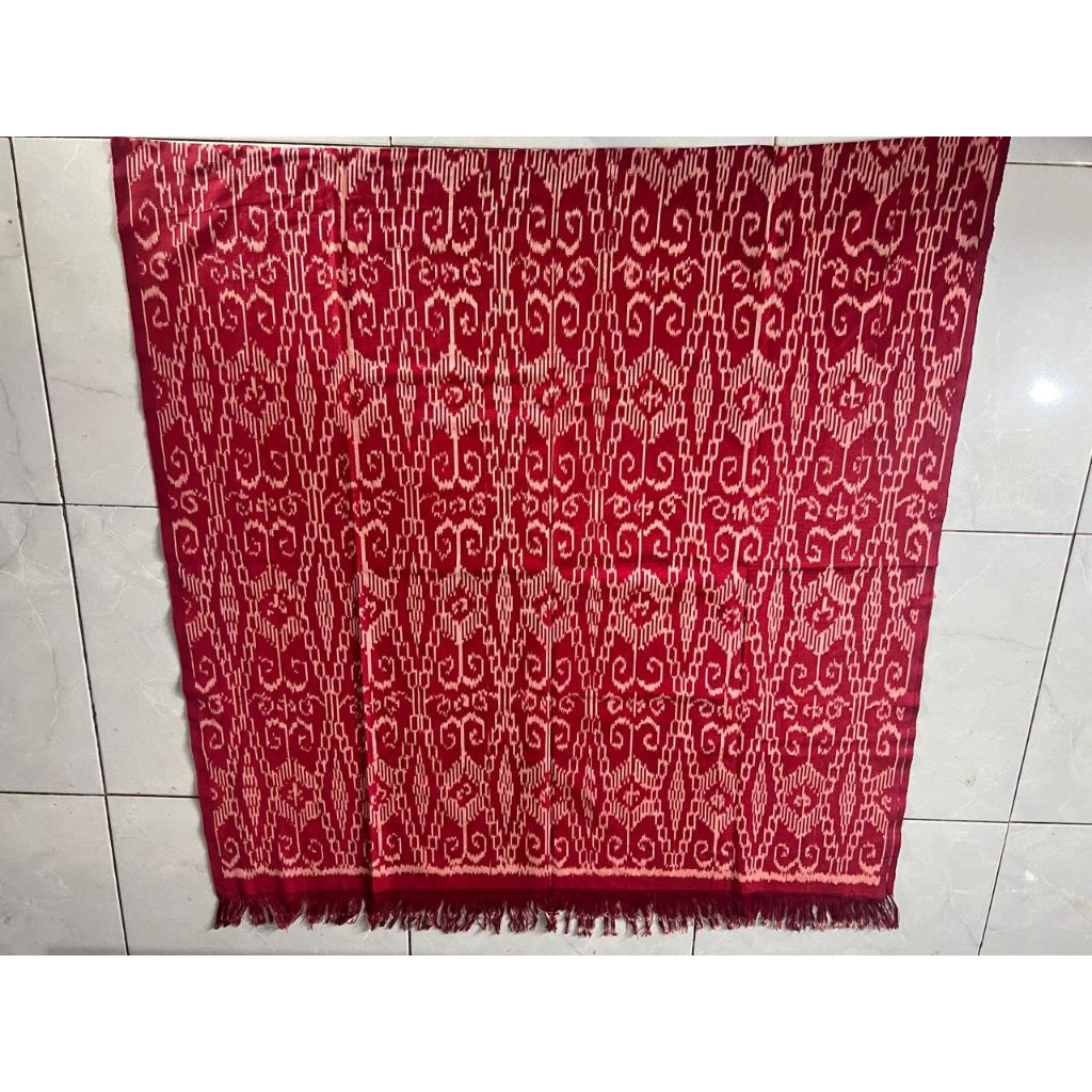 kain pua motif  Sintang kain tenun tebal