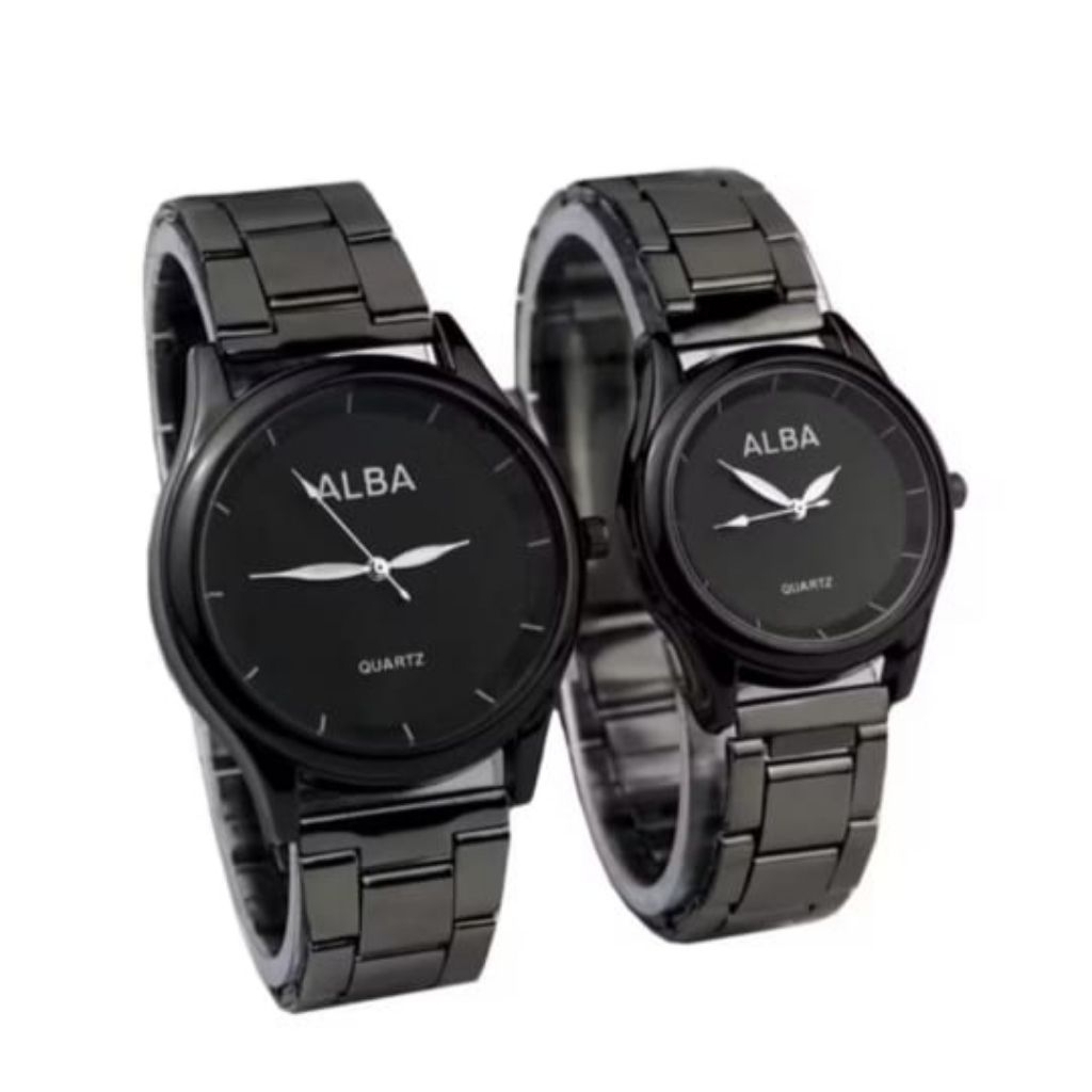 Jam Tangan Alba Pria Wanita Couple Rantai