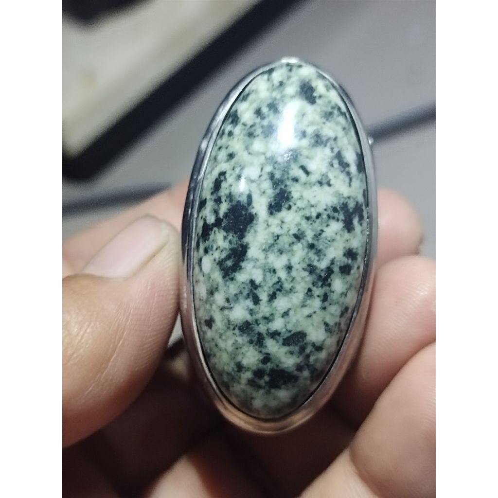 batu cincin badar besi jumbo model pandan