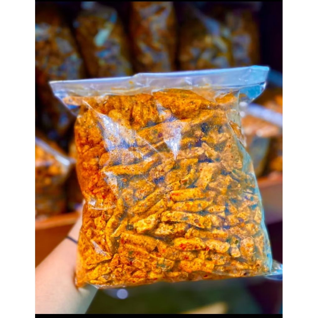 

basreng stick pedas daun jeruk 250gram bumbu cikruh melimpah
