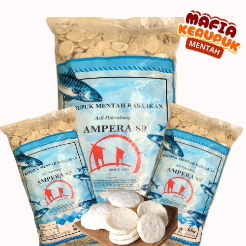 

Kerupuk Ikan Palembang Amplang Ampera Mentah