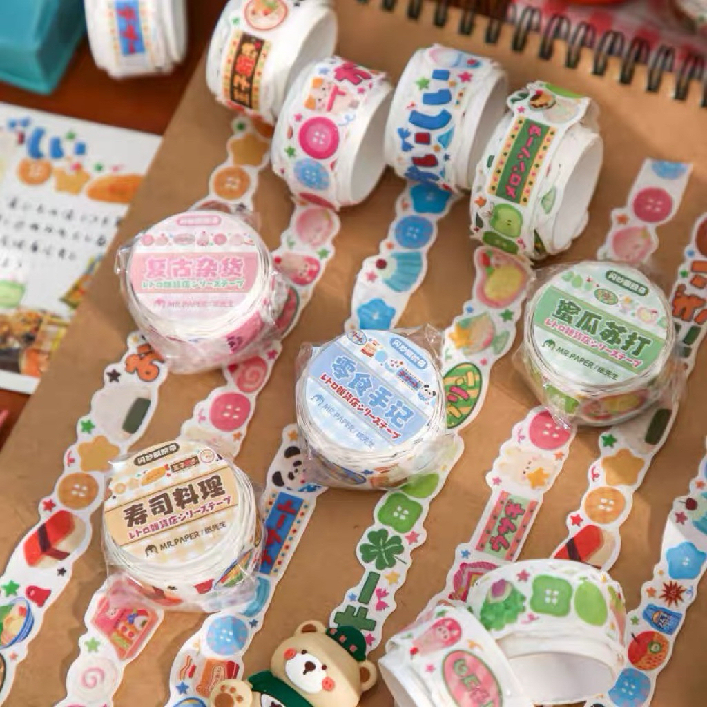 

washi tape japanese foodie bento sushi dekorasi journal readystock B3220